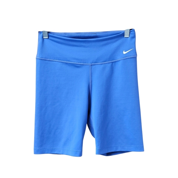 NIKEONE Women's New Mid-Rise 7" Bike Short. Lapis Blue Color Size M - Picture 11 of 16